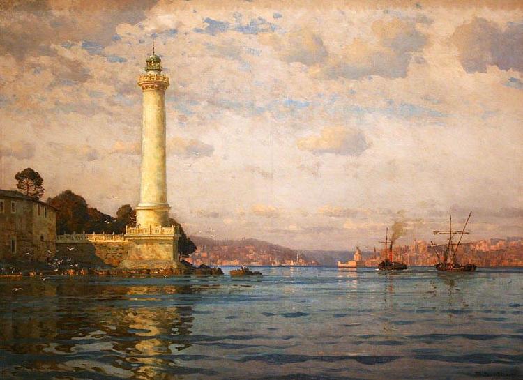 Michael Zeno Diemer The Ahirkapi Lighthouse oil painting image